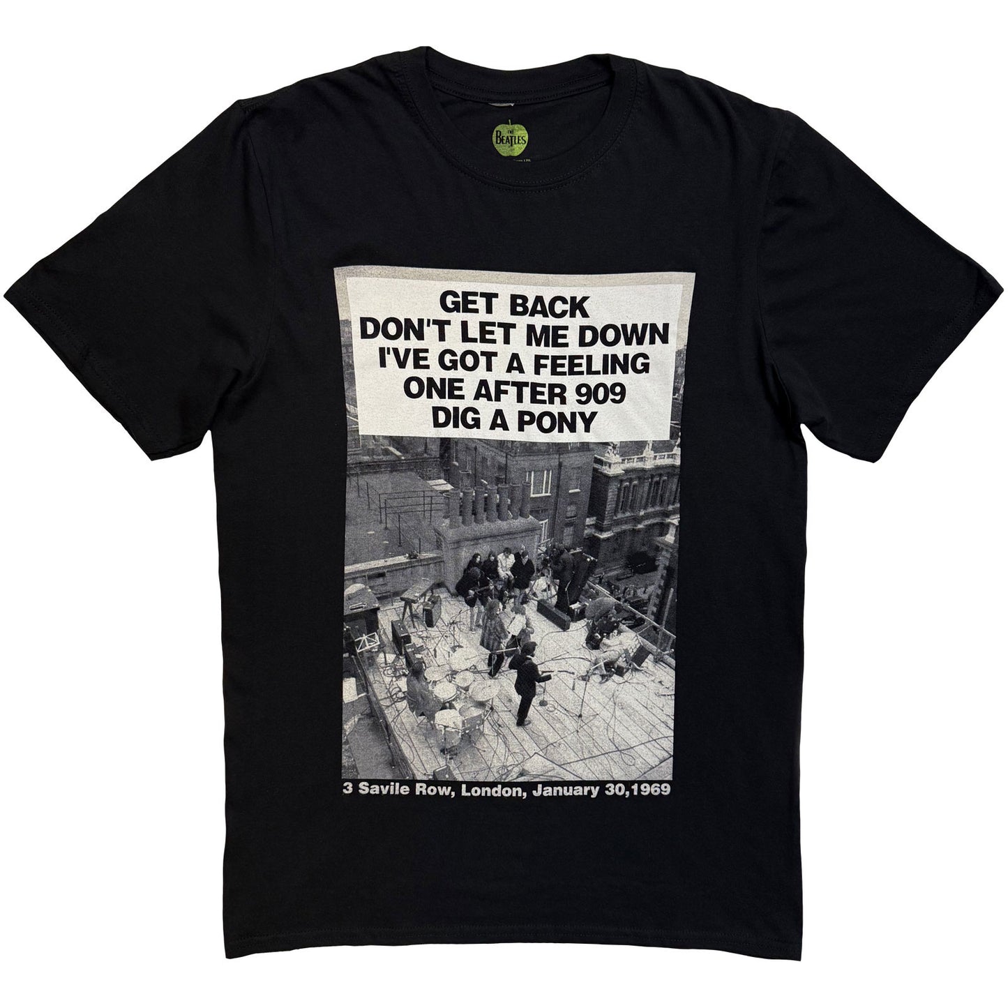 The Beatles T-Shirt: Rooftop Songs