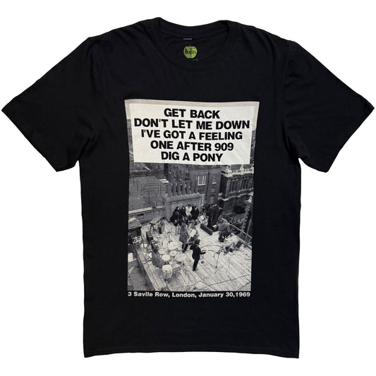 The Beatles T-Shirt: Rooftop Songs