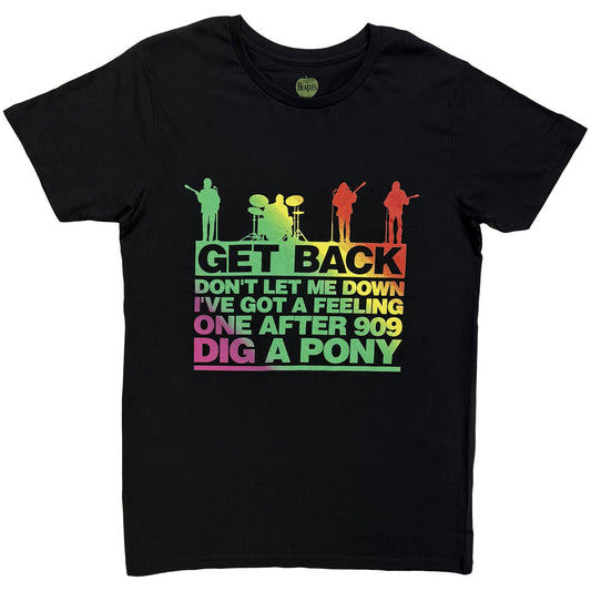 The Beatles T-Shirt: Get Back Gradient