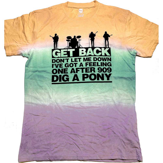 The Beatles T-Shirt: Get Back Gradient
