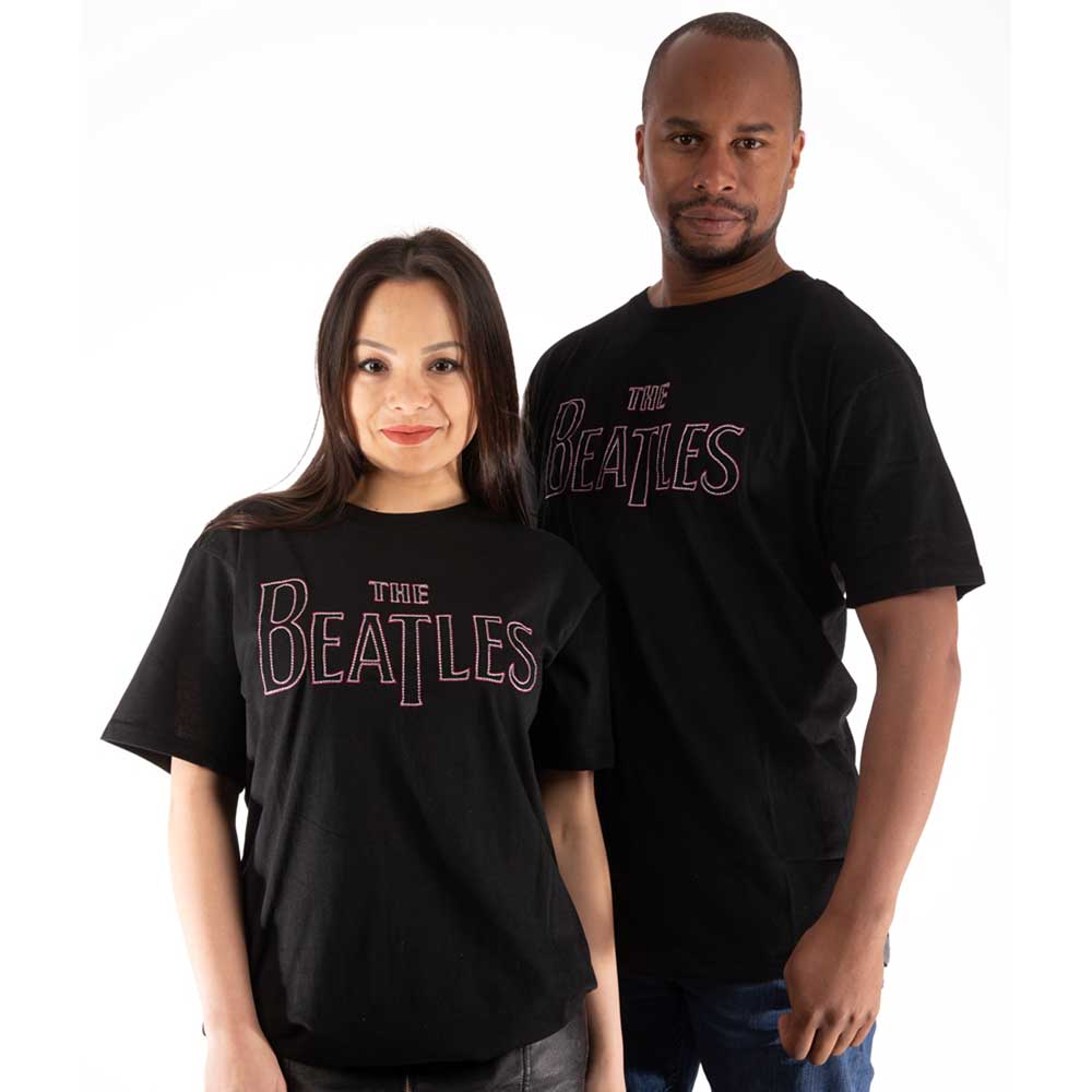 The Beatles T-Shirt: Drop T Embroidered