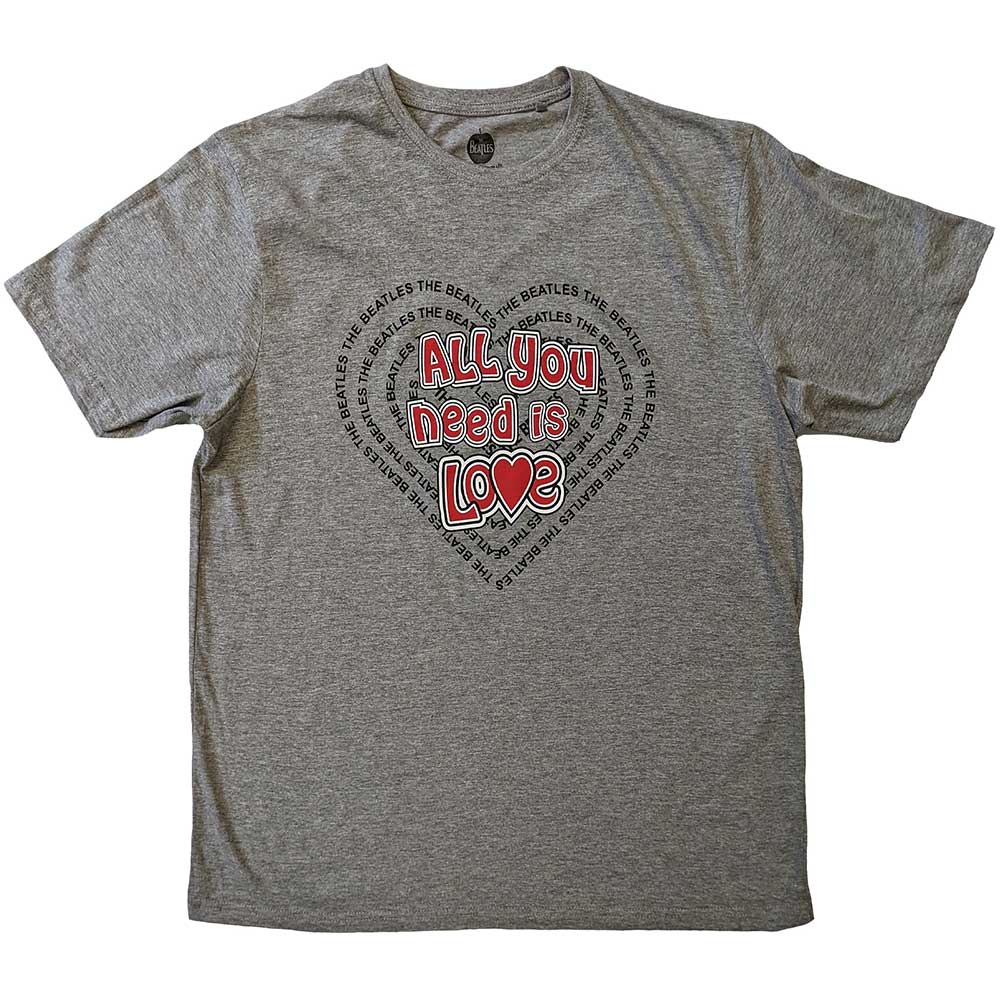 The Beatles T-Shirt: All You Need Is Love Heart