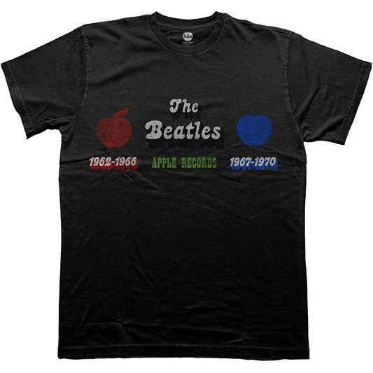 The Beatles T-Shirt: Apple Years Red & Blue