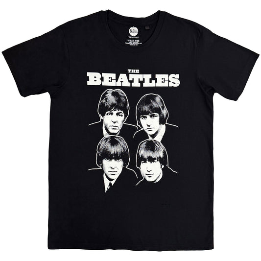 The Beatles T-Shirt: Black & White Band