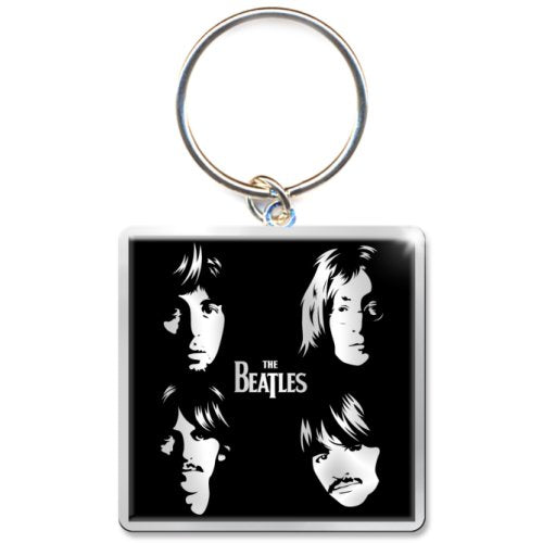 The Beatles Keychain: Illustrated Faces Photo Print
