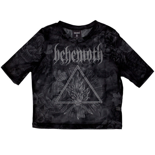 Behemoth Ladies Crop Top: Furor Divinus
