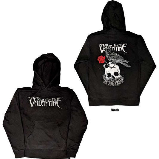 Bullet For My Valentine Pullover Hoodie: Logo & Raven