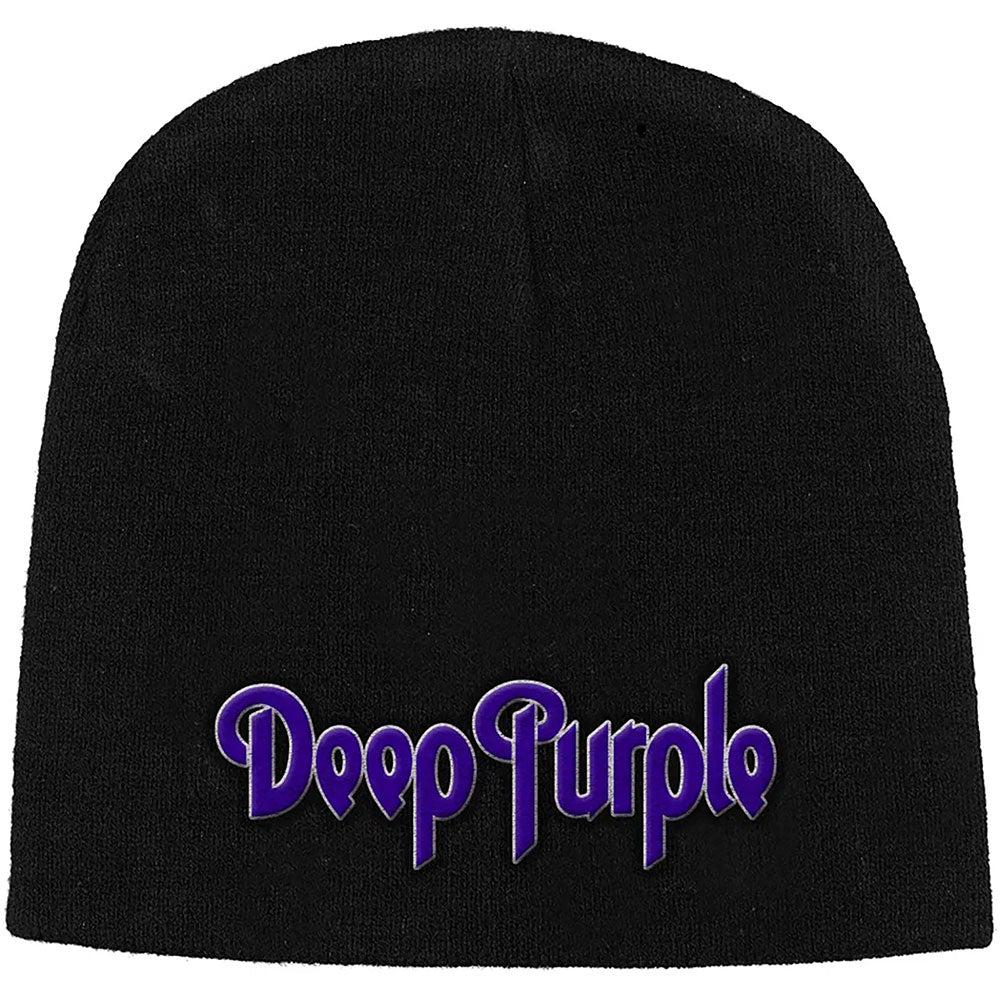 Deep Purple Beanie Hat: Logo