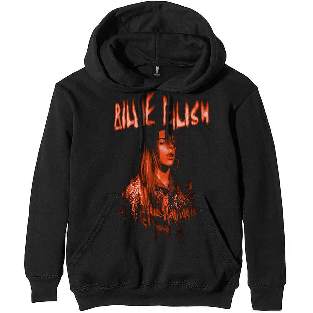 Billie Eilish Pullover Hoodie: Spooky Logo