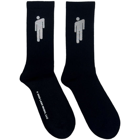 Billie Eilish Terry Socks: White Blohsh