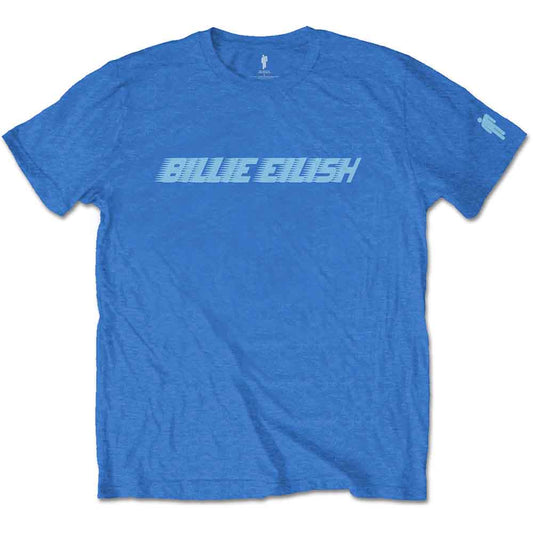 Billie Eilish T-Shirt: Blue Racer Logo