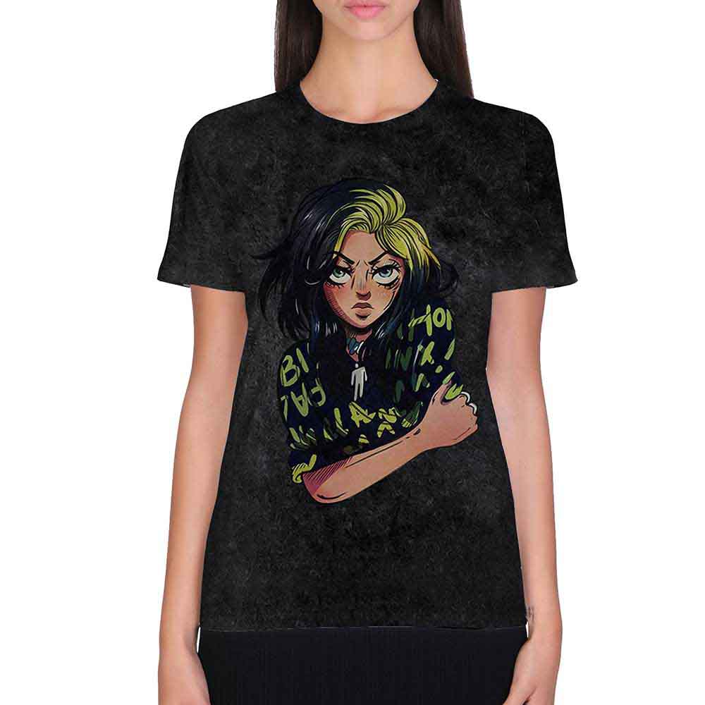 Billie Eilish T-Shirt: Anime Billie