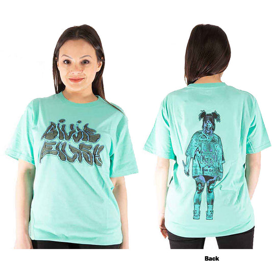 Billie Eilish T-Shirt: Neon Logo Billie