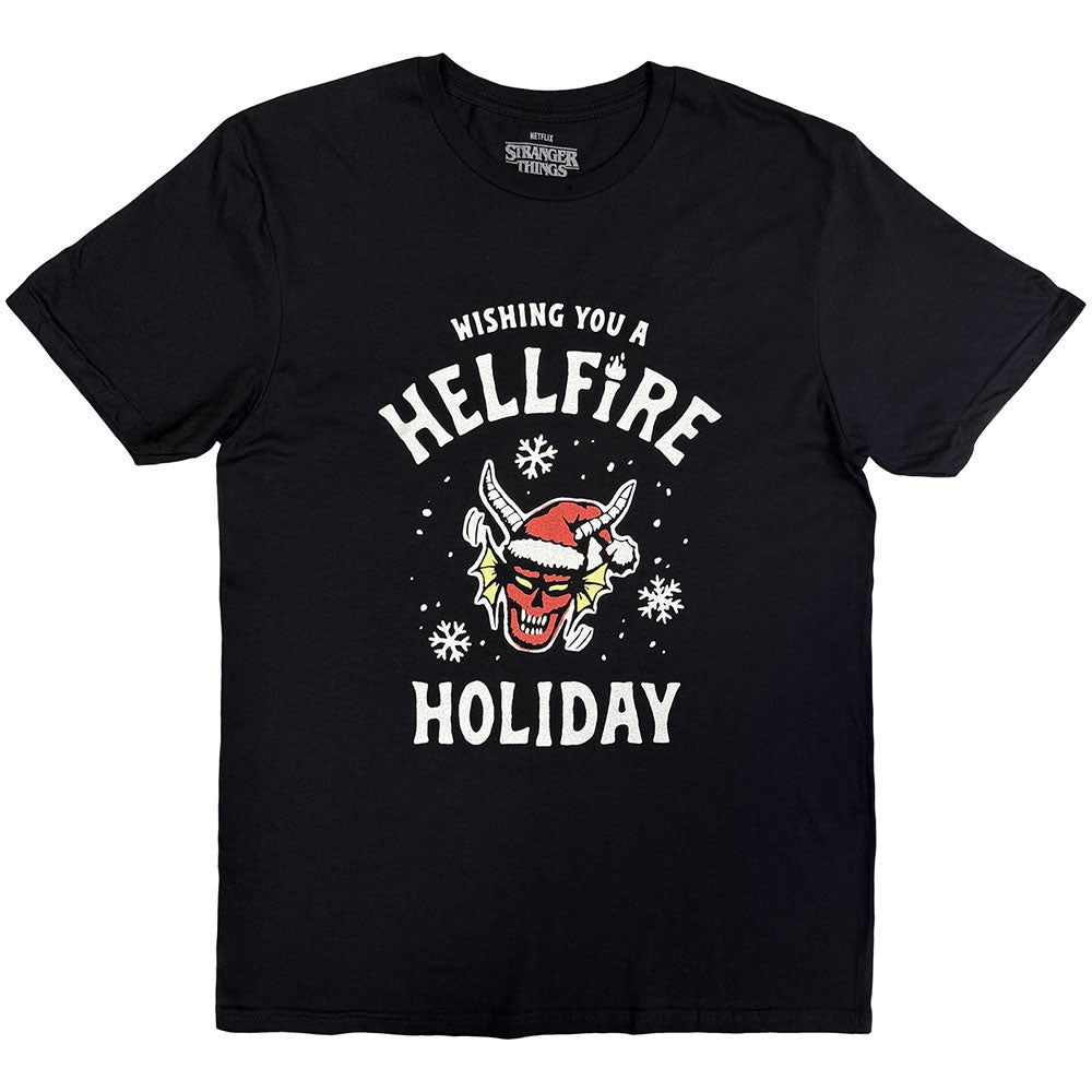 Netflix T-Shirt: Stranger Things - Wishing You A Hell Fire