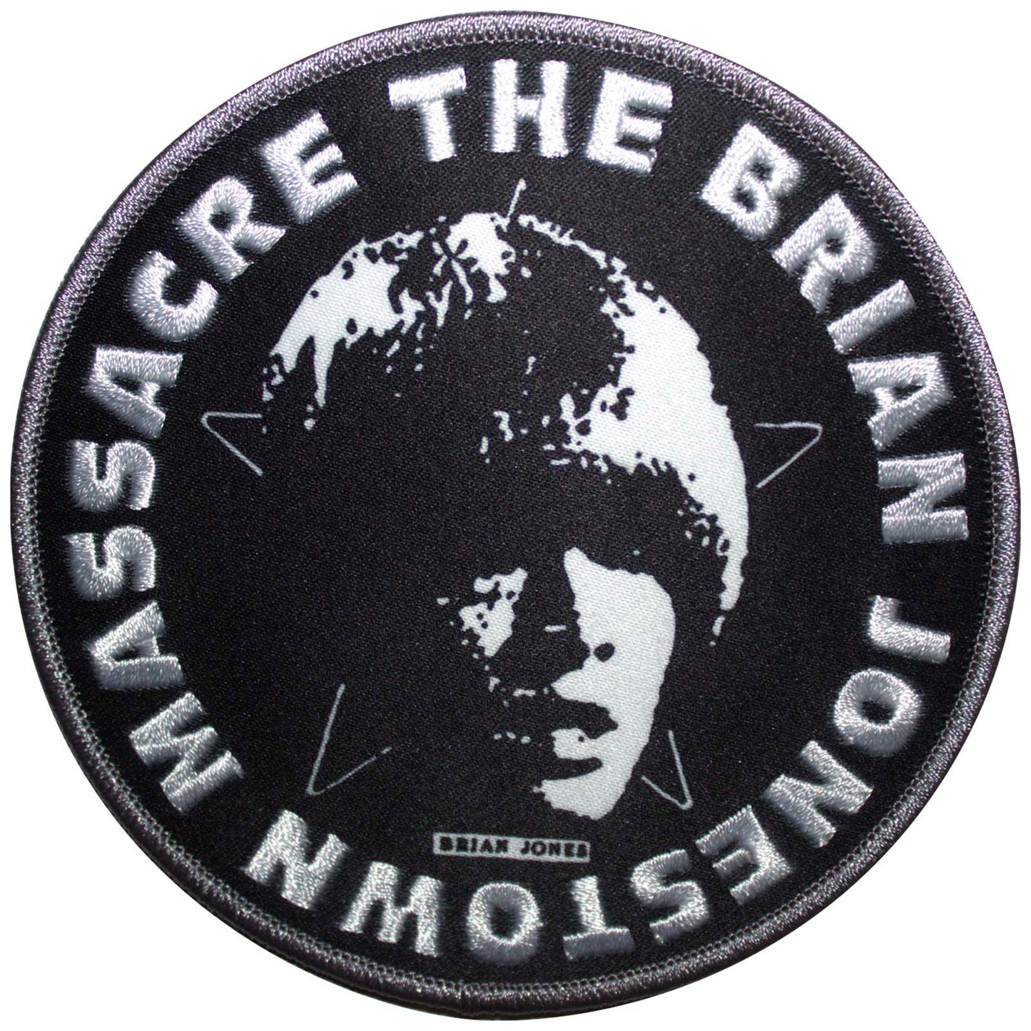 The Brian Jonestown Massacre Patch: Circle Face Black