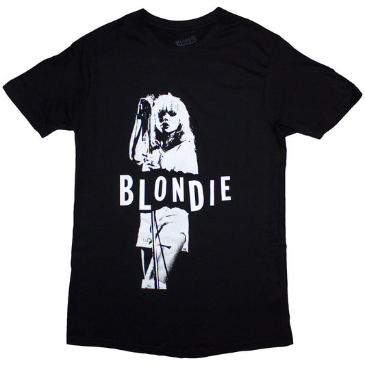 Blondie Ladies T-Shirt: Mic. Stand