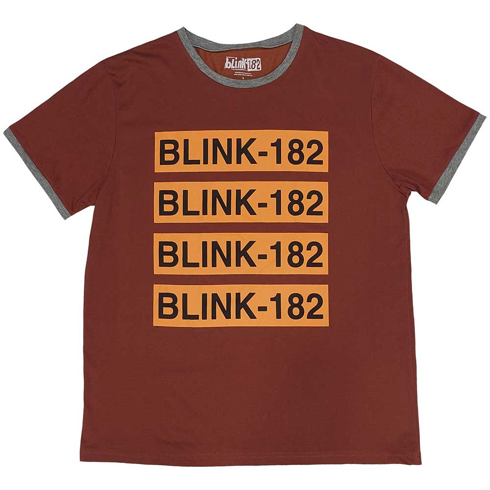 Blink-182 T-Shirt: Logo Repeat