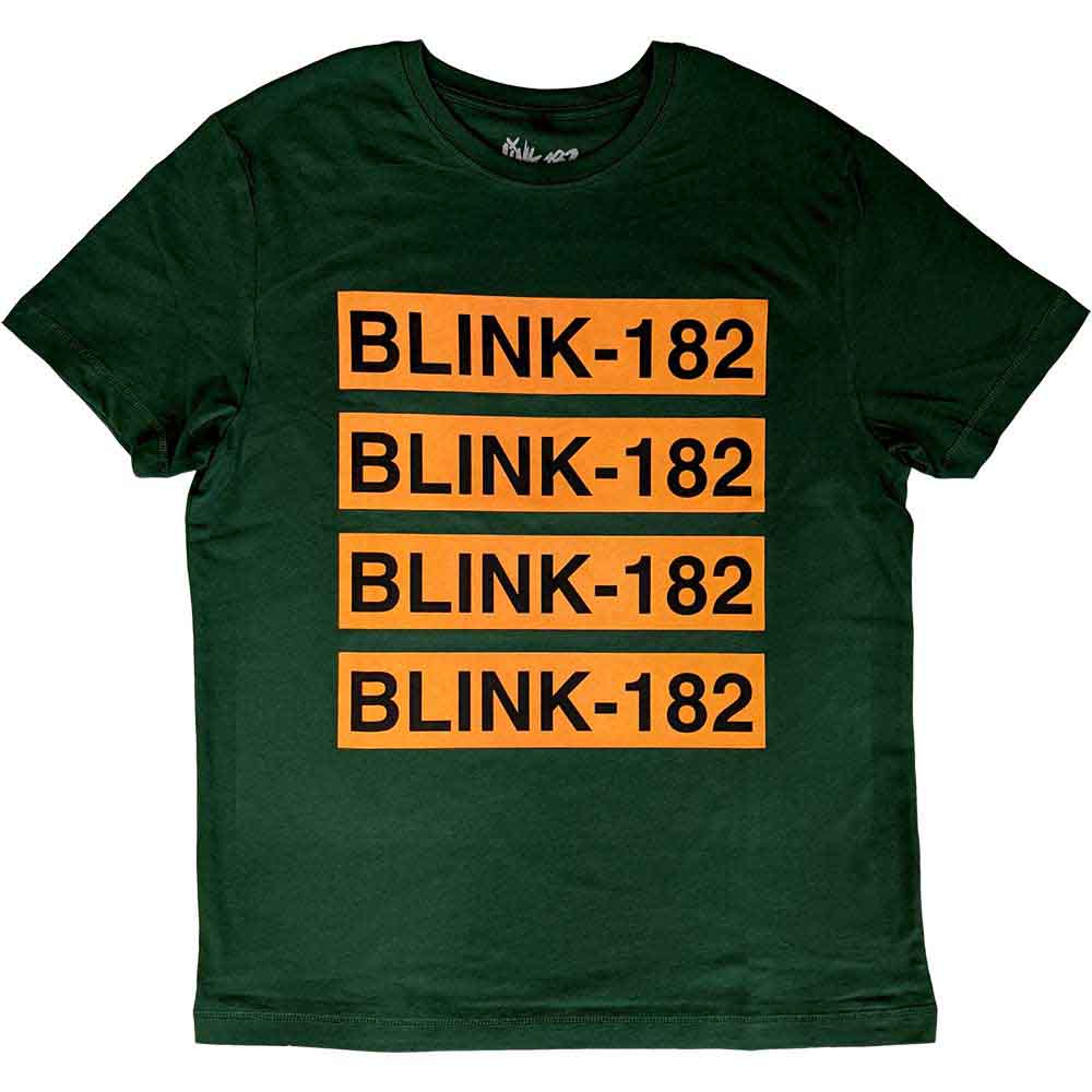 Blink-182 T-Shirt: Logo Repeat