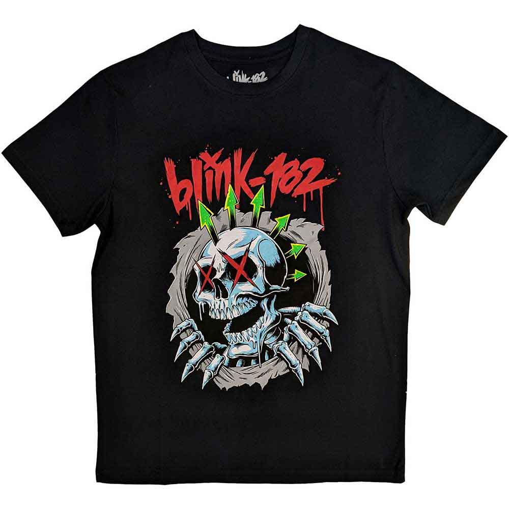 Blink-182 T-Shirt: Six Arrow Skull