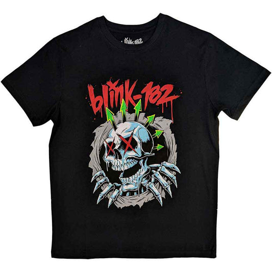 Blink-182 T-Shirt: Six Arrow Skull