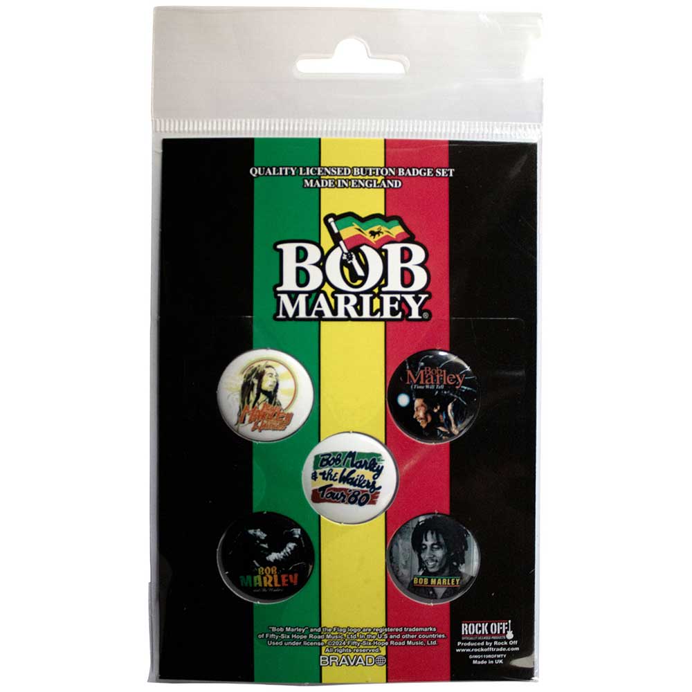 Bob Marley Badge: Bob & The Wailers