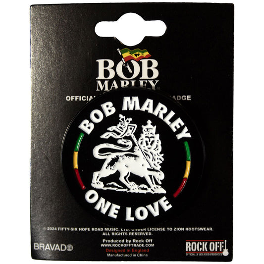 Bob Marley Badge: Lion