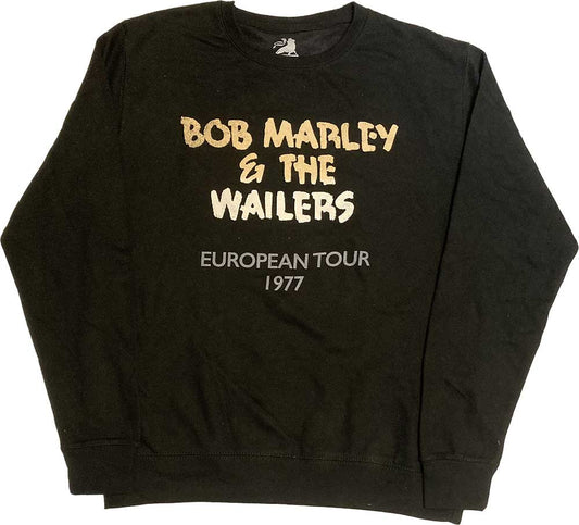 Bob Marley Sweatshirt: Wailers European Tour '77