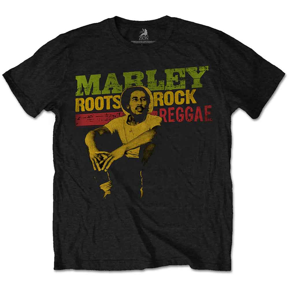 Bob Marley T-Shirt: Roots  Rock  Reggae