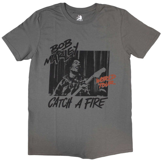 Bob Marley T-Shirt: Catch A Fire World Tour