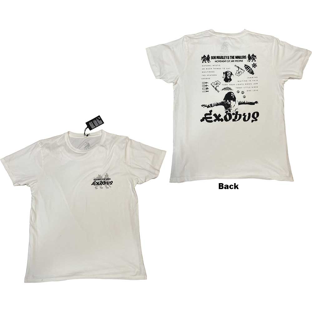 Bob Marley Organic T-Shirt: Exodus Tracklist