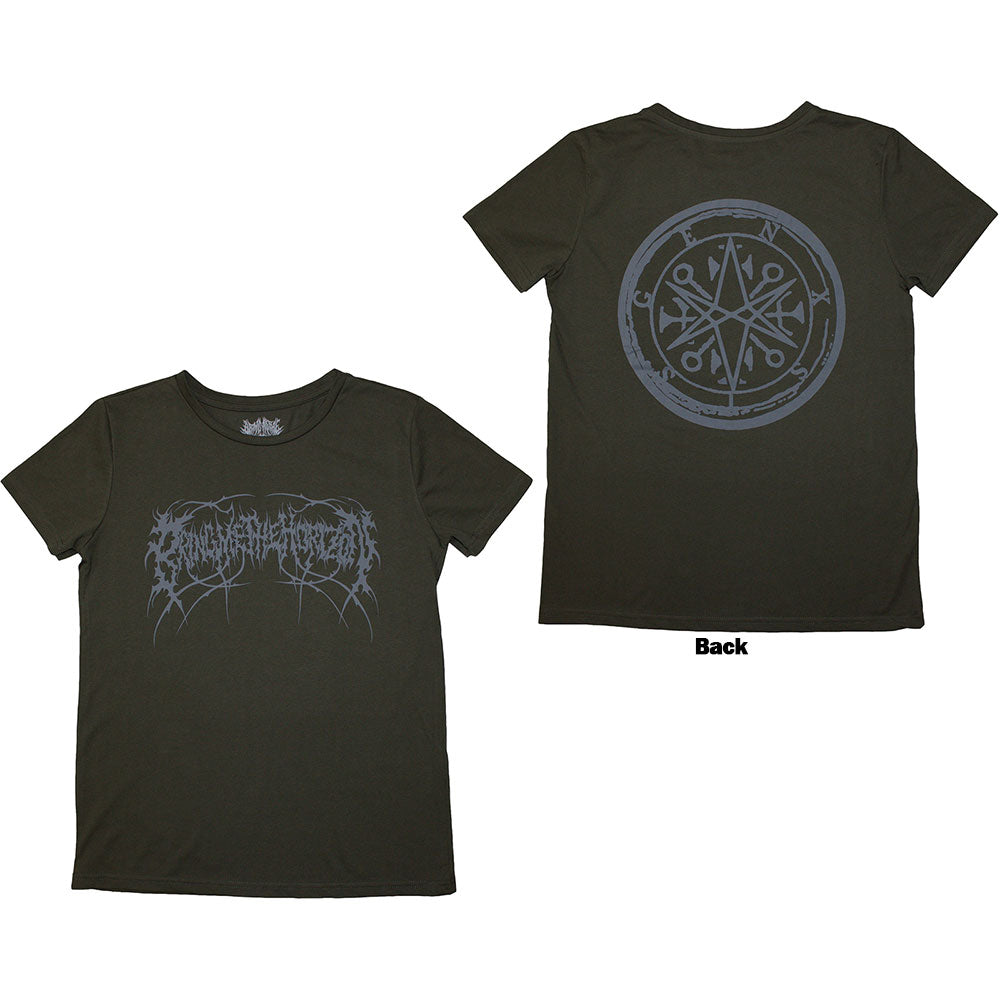 Bring Me The Horizon Ladies T-Shirt: Metal Logo Genxsis