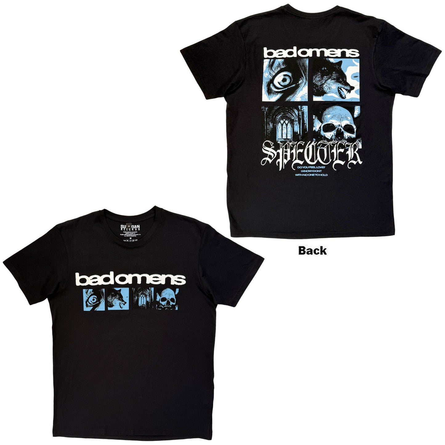 Bad Omens Premium Carbon T-Shirt: Specter Collage