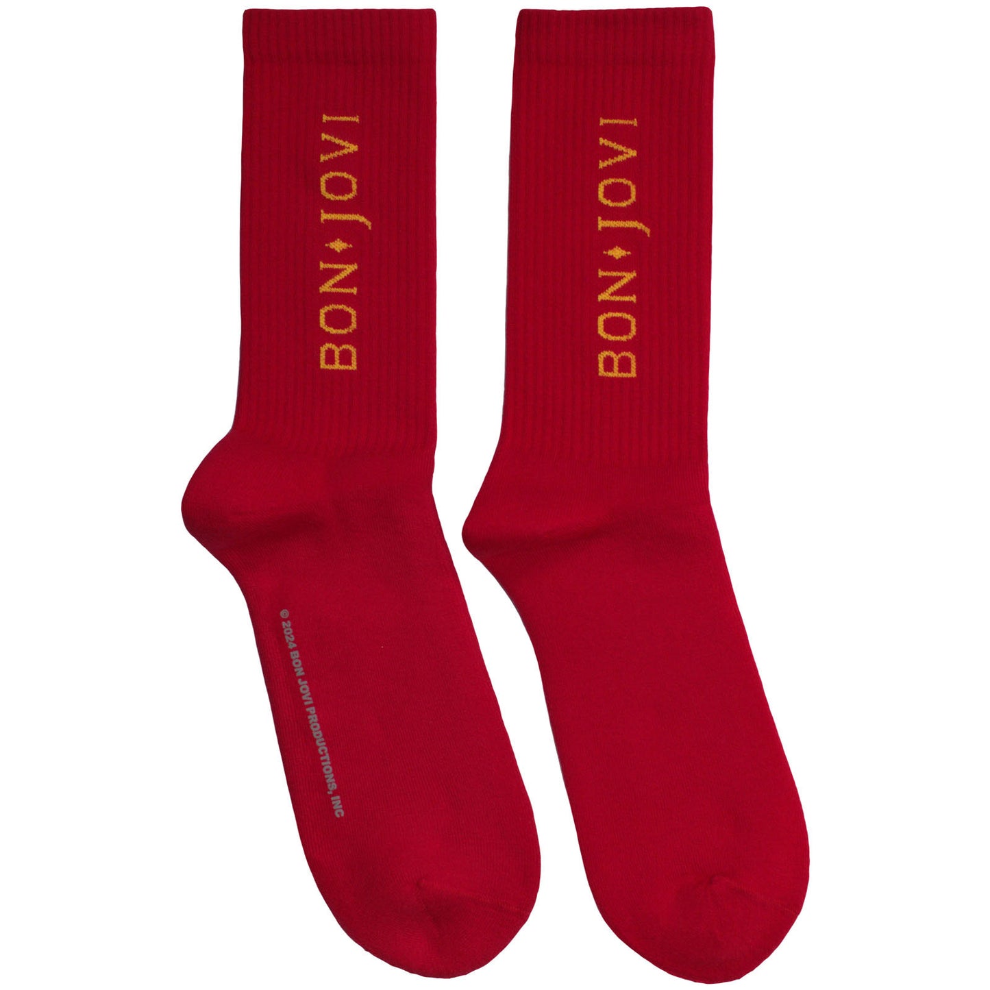 Bon Jovi Terry Socks: Original Logo