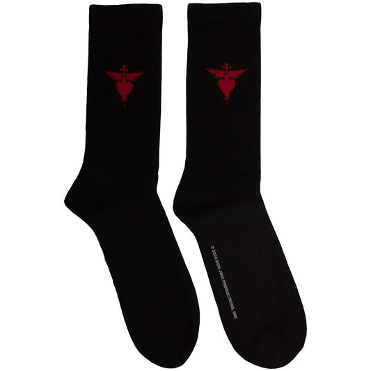 Bon Jovi Terry Socks: Dagger Heart