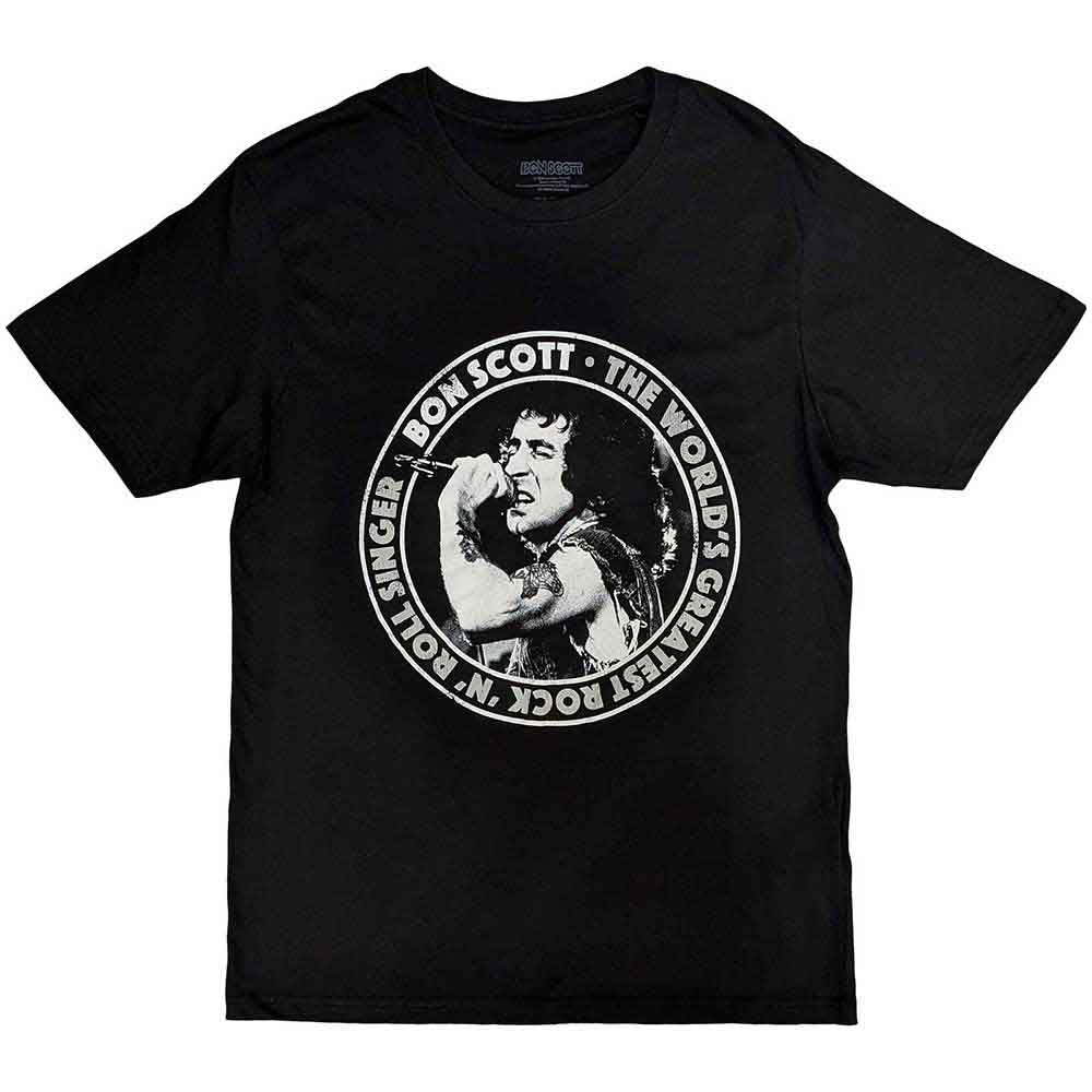Bon Scott T-Shirt: TWGRRS Circle