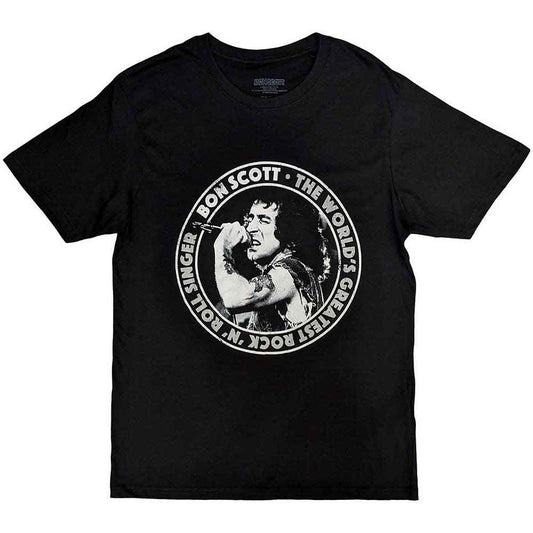 Bon Scott T-Shirt: TWGRRS Circle