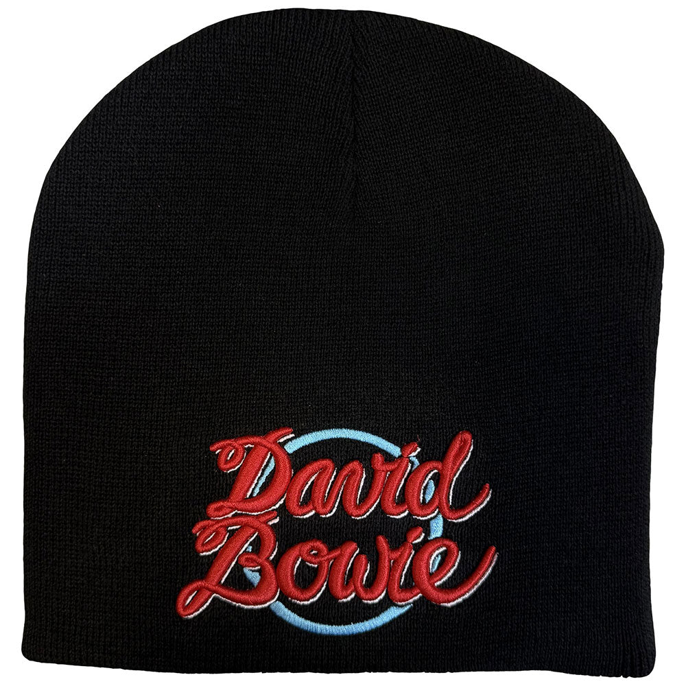 David Bowie Beanie Hat: 1978 World Tour Logo