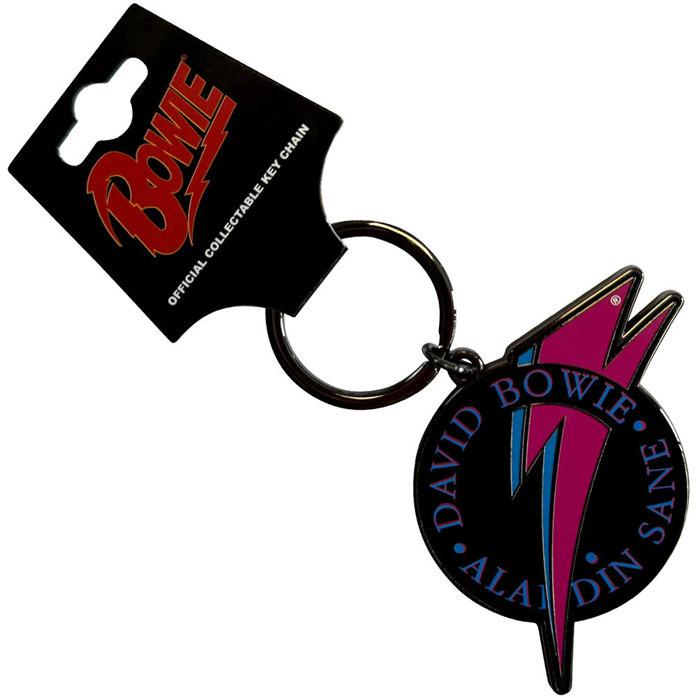 David Bowie Keychain: Aladdin Sane