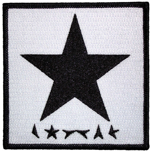 David Bowie Patch: Blackstar On White