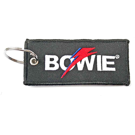 David Bowie Patch Keychain: Flash Logo