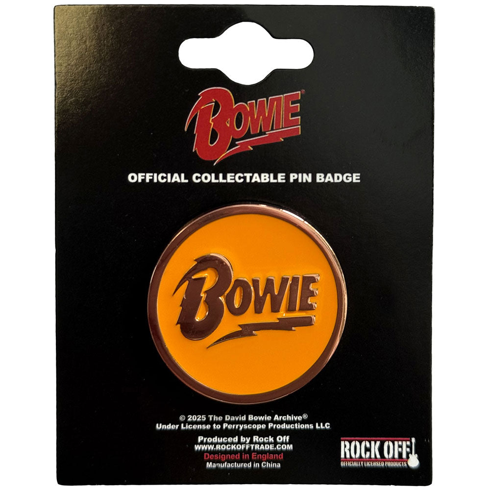 David Bowie Badge: Circle Logo