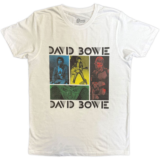 David Bowie T-Shirt: Mick Rock Photo Collage