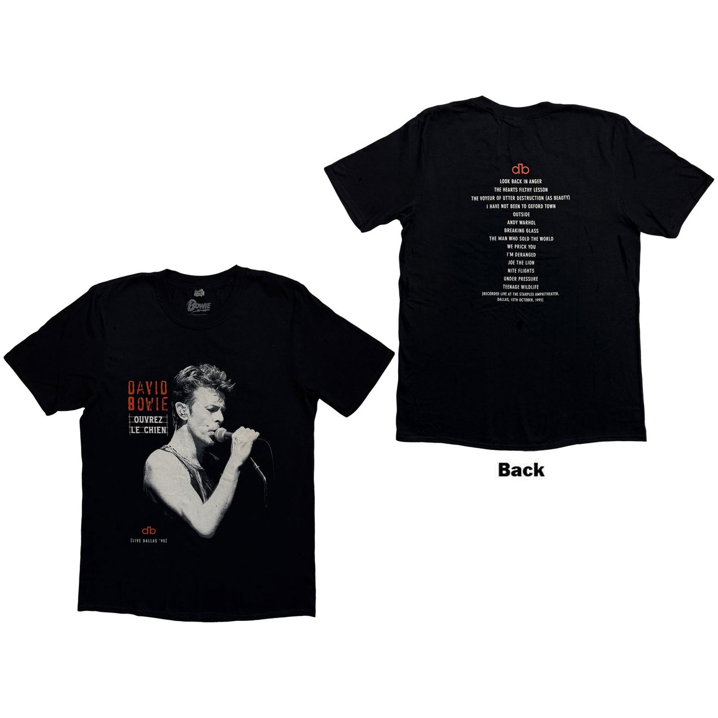 David Bowie T-Shirt: Dallas '95