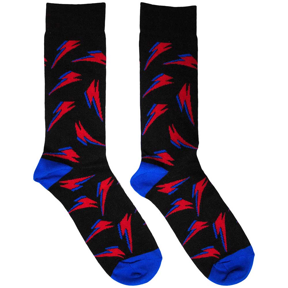 David Bowie Socks: Flash Pattern
