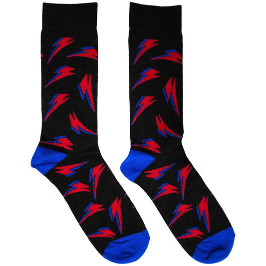 David Bowie Socks: Flash Pattern