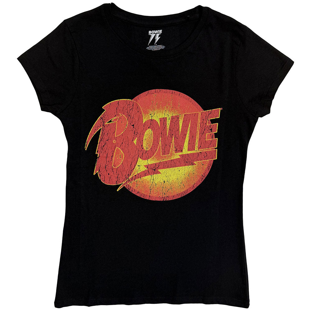 David Bowie Ladies T-Shirt: Diamond Dogs Vintage