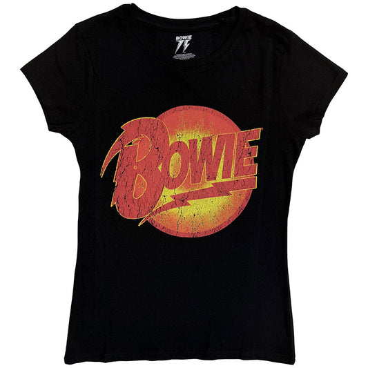 David Bowie Ladies T-Shirt: Diamond Dogs Vintage