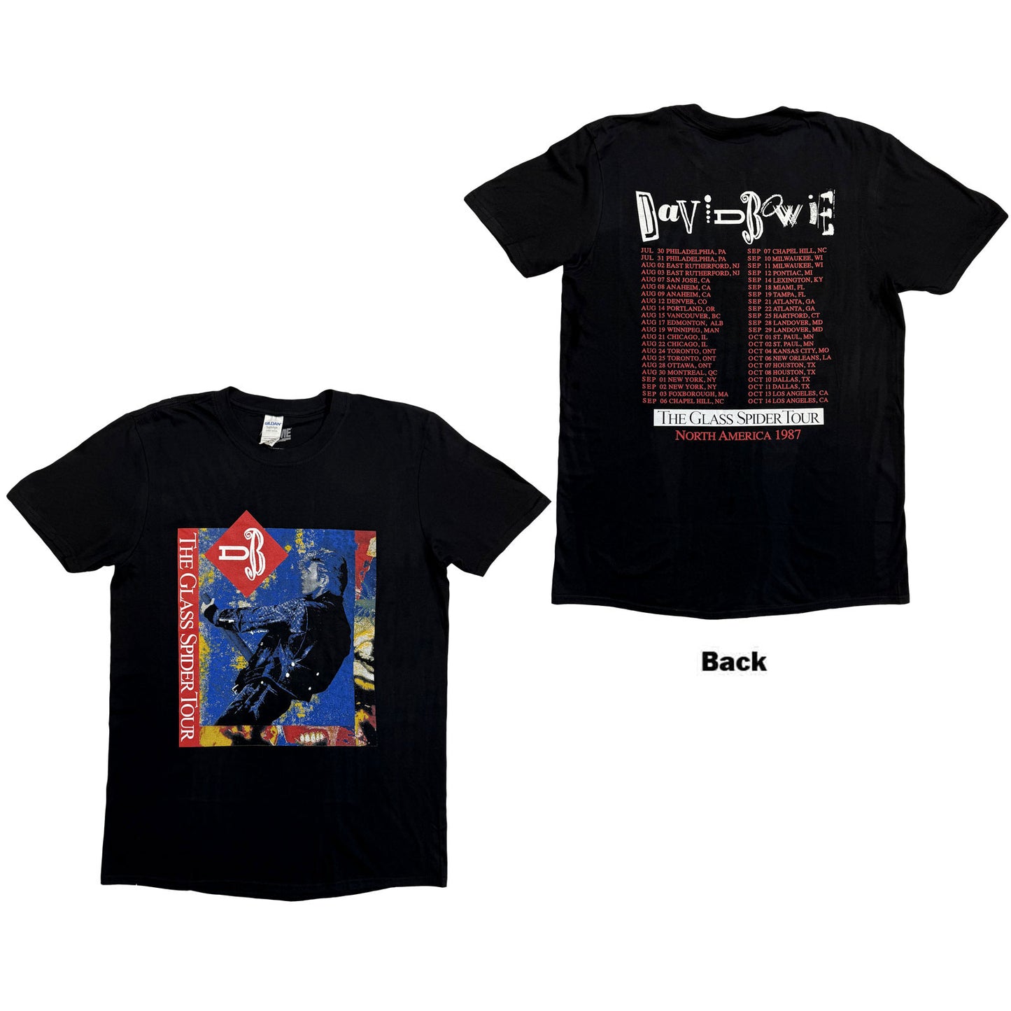 David Bowie T-Shirt: Glass Spider Tour