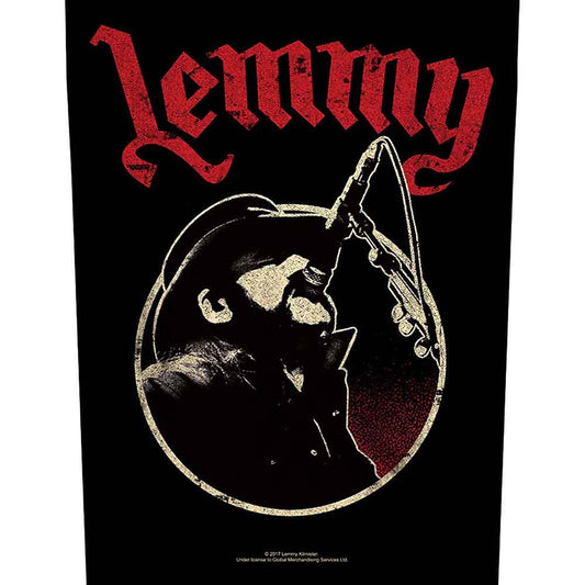 Lemmy Back Patch: Microphone