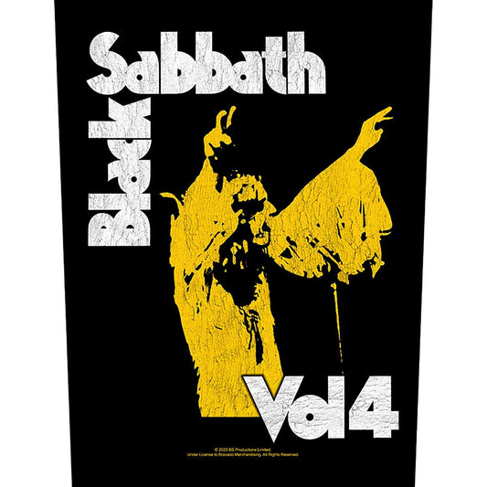 Black Sabbath Back Patch: Vol 4